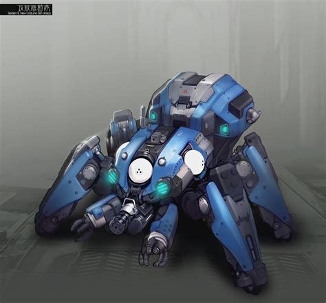 Tachikoma From Gits Online Ghost In The Shell Robot Concept Art