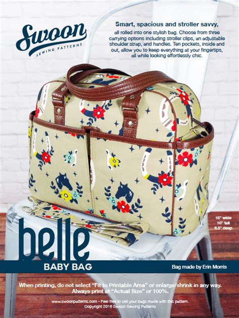 Belle Baby Bag Swoon Sewing Patterns