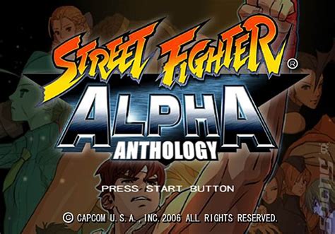 Then, highlight street fighter alpha at the game selection menu and press select to access hyper street fighter alpha. Screens: Street Fighter Alpha Anthology - PS2 (1 of 80)
