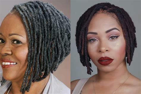 25 Easy Short Loc Styles For Females With Short Hair Pictures Yen