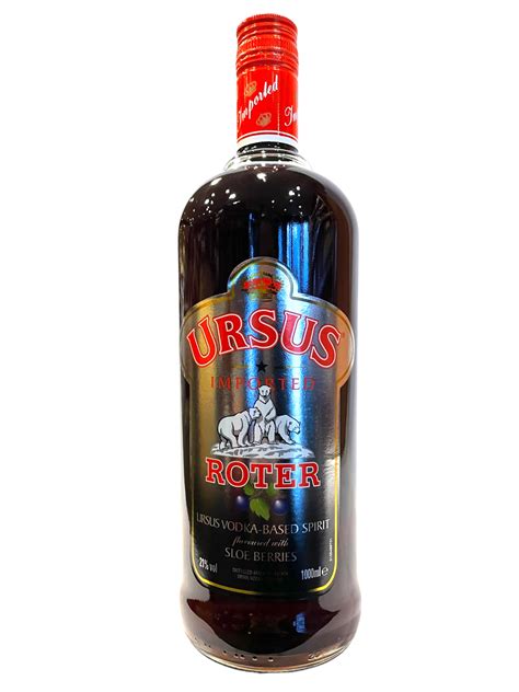Ursus Roter Wodka 1l De Zwart