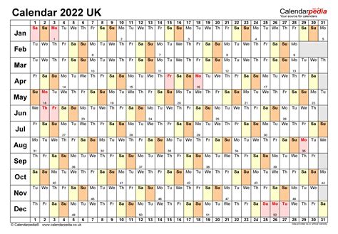 2022 And 2023 Academic Calendar Printable 2 Year Monday Start 2022