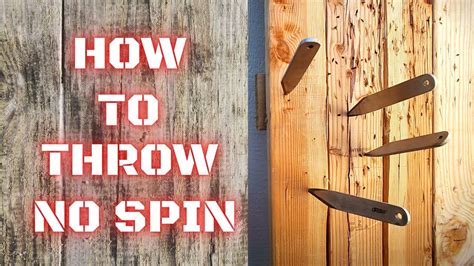 Knife Throwing For Beginners No Spin Youtube