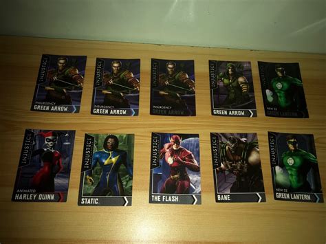 Injustice Arcade Cards Arcade Games Hobbies And Toys Toys And Games On