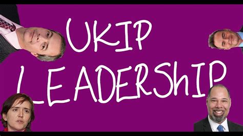 Quick Guide To The Ukip Leadership Contest Youtube
