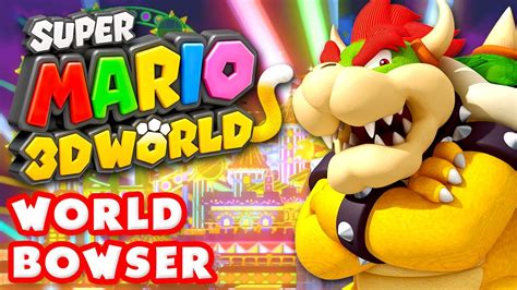 Super Mario 3d World World Bowser 100 Nintendo Wii U Gameplay