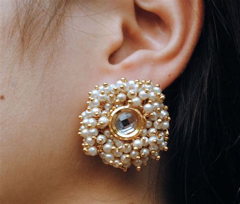 Garden Of Pearl Earrings By Abhika Creations The Secret Label