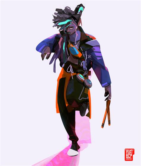 Artstation Reina Hypebeast Malcolm Wopé Game Concept Art Character