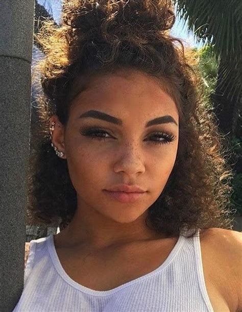 Discover images and videos about beautiful girls from all over the world on we heart it. beautiful mixed girls | Curly hair styles, Hair styles ...