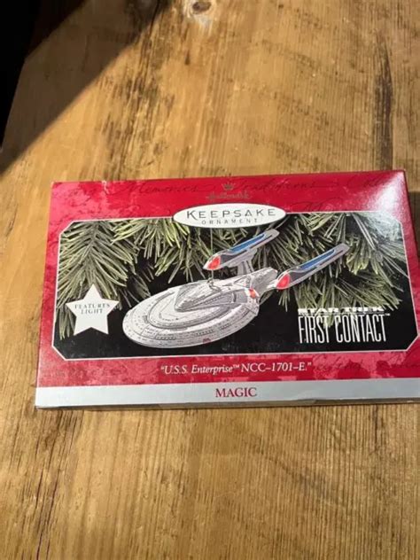 Hallmark Ornament Star Trek First Contact Uss Uss Enterprise Ncc