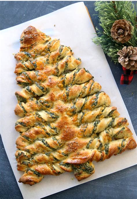 Type of spinach for spanakopita. Christmas Tree Spinach Bread Sticks