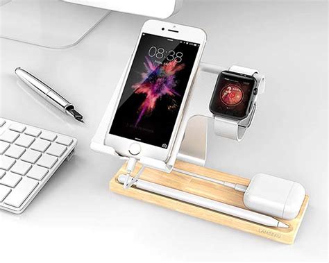 As you'll see in the video below, you can wrap. The Aluminum and Wooden Docking Station Supports Apple ...