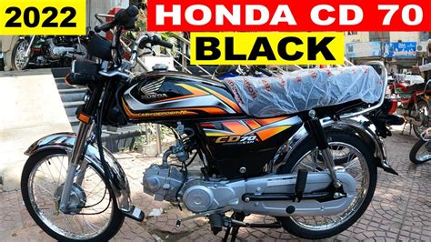 Honda Cd 70 Motorcycle Model 2022 Black Youtube