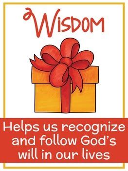 It perfects the virtue of prudence. Gifts of the Holy Spirit Posters Christian Catholic School ...