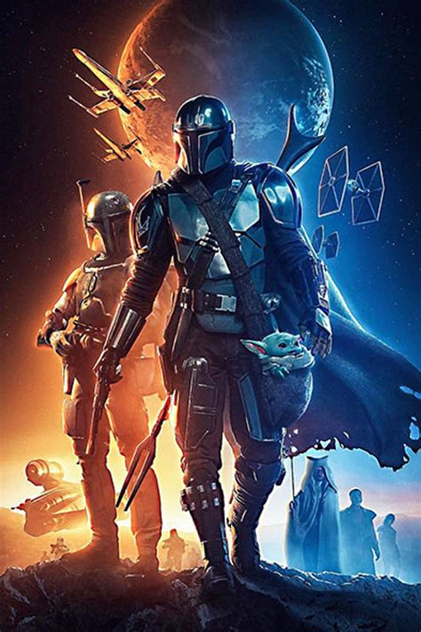 Star Wars The Rise Of Sky Walker Poster With Two Men Standing In Front