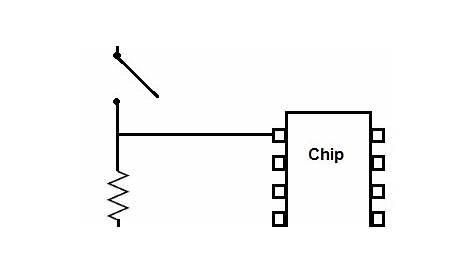 pull down resistor circuit diagram