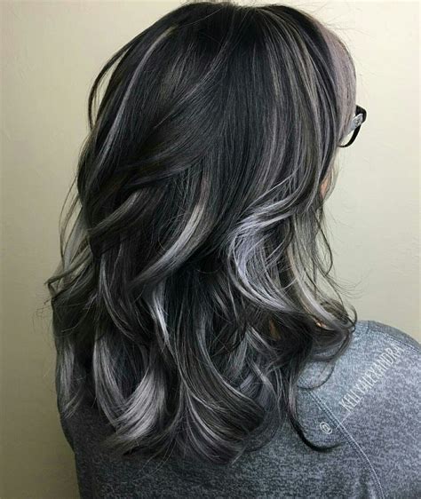 Pin By Velia Villegas On Vv Silver Hair Highlights Gray Hair