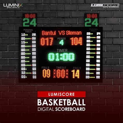 Scoreboard Digital Basketball Lb 1811 Shotclock Digital Scoreboard
