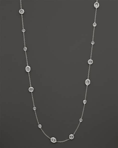 Ippolita Sterling Silver Wonderland Long Necklace In Clear Quartz 50