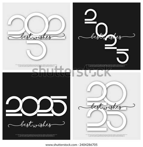 2025 Happy New Year Best Wishes Stock Vector Royalty Free 2404286705