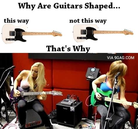 Why Are Guitars Shaped Funny Pictures Funny Memes Music Humor