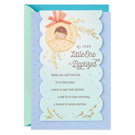 A Lifetime Of Joys Baptism Card For Baby Boy Greeting Cards Hallmark