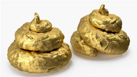 Pile Of Crap Golden 3d Turbosquid 1731681