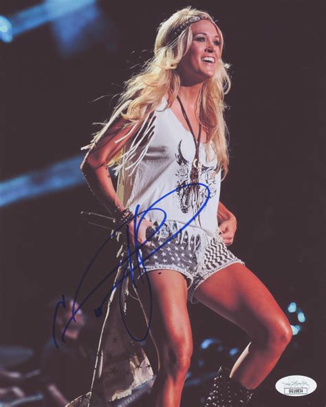 Carrie Underwood Signed 8x10 Photo Jsa Coa Pristine Auction