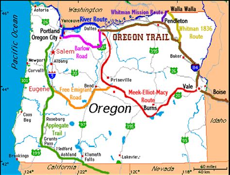 The Oregon Trail Maps With Detail