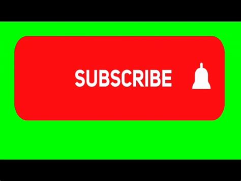 12 Free Animated Subscribe Green Screen Button Video Overlays