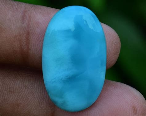 Natural Blue Larimar Gemstone Genuine Larimar Stone 3250 Etsy