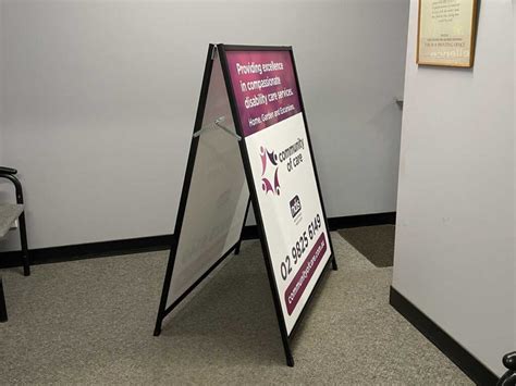 Free Standing A Frame Stands And Signs Gowans And Son Printers