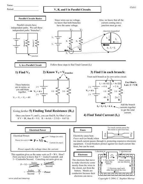 Circuits i sq example node voltage method with ac three rules a from series and parallel circuits worksheet answer key , source:albertcoward.co. Circuits Worksheet Answer Key Parallel Circuits | Solving ...