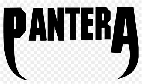 Pantera Logo Png Download Pantera Band Transparent Png1000x547