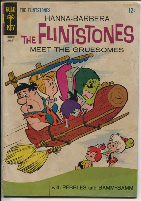 Flintstones 24 1965 Hanna Babrbera Tv Cartoon Series Pebbles Bamm Bamm