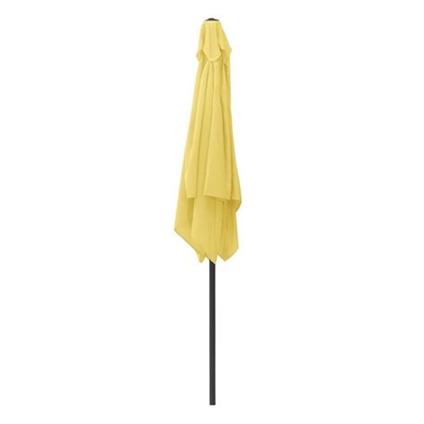Corliving 300 Series 9ft Square Tilting Patio Umbrella In Yellow Ppu