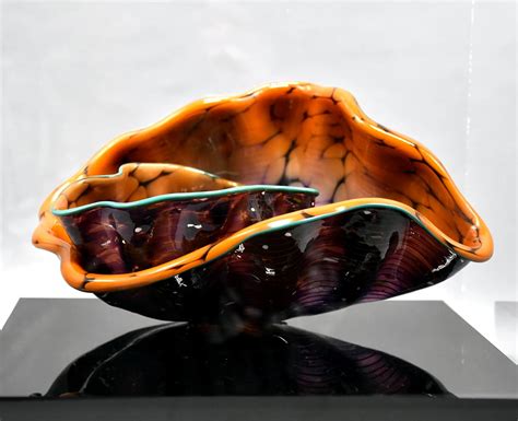 Dale Chihuly Macchia Art Glass Bowls From Seaforms 2010 Glass