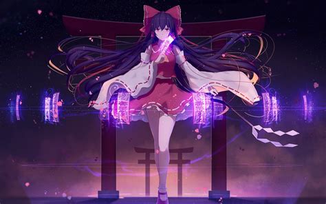 Reimu Hakurei Windows 10 Theme Themepackme Shrine Maiden Akira
