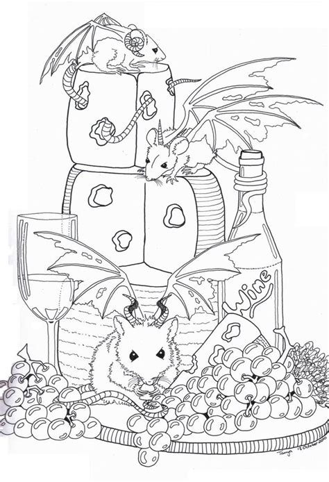 Once your purchase is made and confirmed by this coloring page is for individual and personal use only and may not be resold, reproduced or transmitted in any form or by any means. 114 best Demons images on Pinterest | Coloring books ...