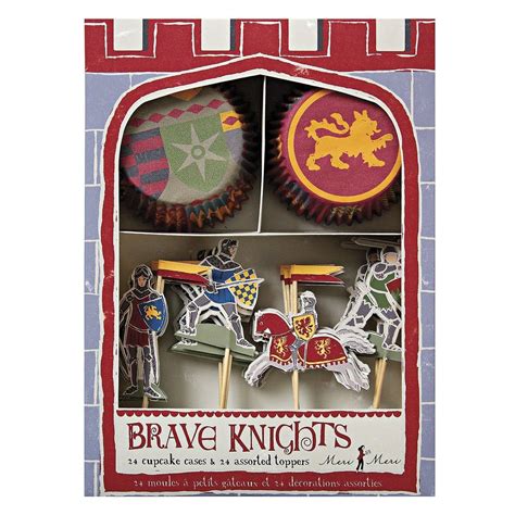 Meri Meri Brave Knights Cupcake Set Baking Cups 24ct In 2020