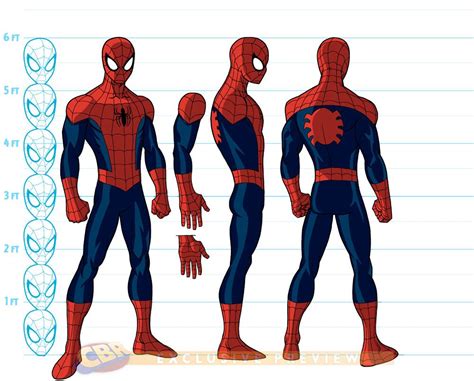 Character Model Spiderman Cartoon Ultimate Spiderman Marvel
