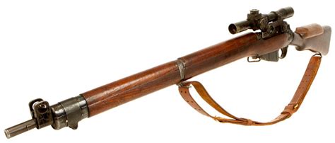 Deactivated Wwii British Lee Enfield No4t Sniper Rifle Allied