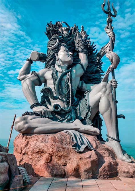 Keralas Tallest Gangadhareshwara Statue At Azhimala Adorns Padmanabhas Thiruvananthapuram
