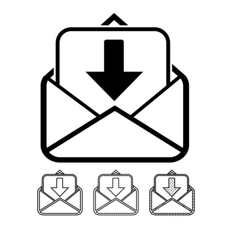 Email And Mail Icon Vector 571728 Vector Art At Vecteezy