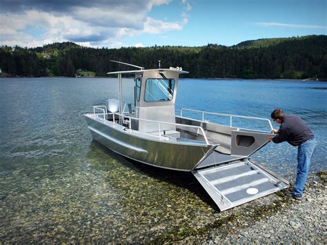 20 Landing Craft Centre Console Aluminum Boat By Silver Streak Boats