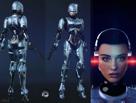 Robocop Concept By Artdude41 On Deviantart Robocop Female Robot Concept