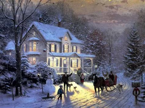 $119.99 home interior thomas kinkade stillwater cottage limted edition framed picture. Melly: Pictorul luminii - Thomas Kinkade