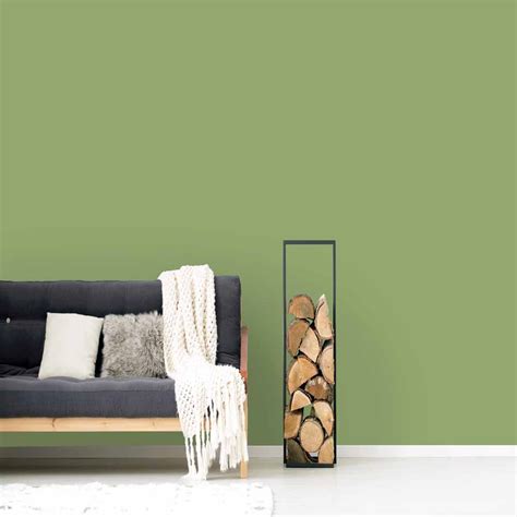 Superfresco Easy Uni Elegant Leaves Green Wallpaper Wilko