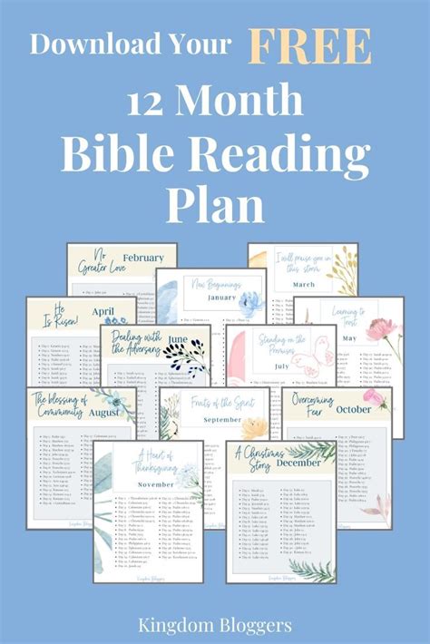 Printable Read The Bible In A Year Plan