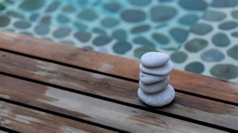 Premium Photo Spa Still Life With Water Lily Zen Stone Serenity Pool